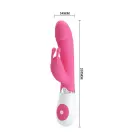 PRETTY LOVE GENE кролик-вибратор – 20.5 cm (8.1″) – розовый — Фото 6