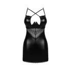 Obsessive Norides платье XL/2XL – элегантное чёрное кружевное с блестящей отделкой — Фото 3