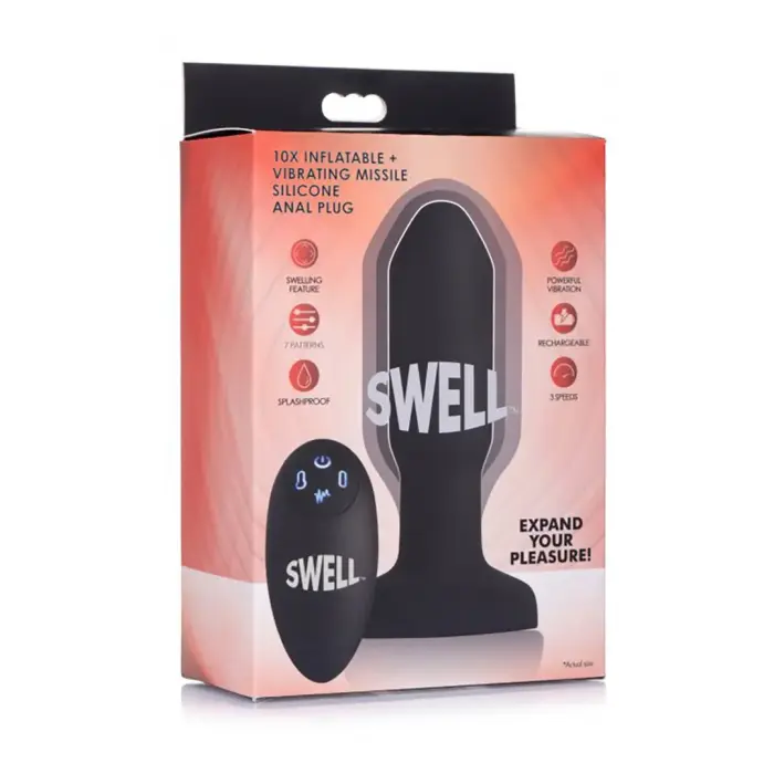 Pripučiamas vibruojantis analinis silikoninis dildo – 15 cm (5.9″) – Rožinis