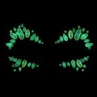 Shots Glow Face – tamsoje šviečiantys veido ir kūno lipdukai – skaidri, šviečia tamsoje — Nuotrauka 4