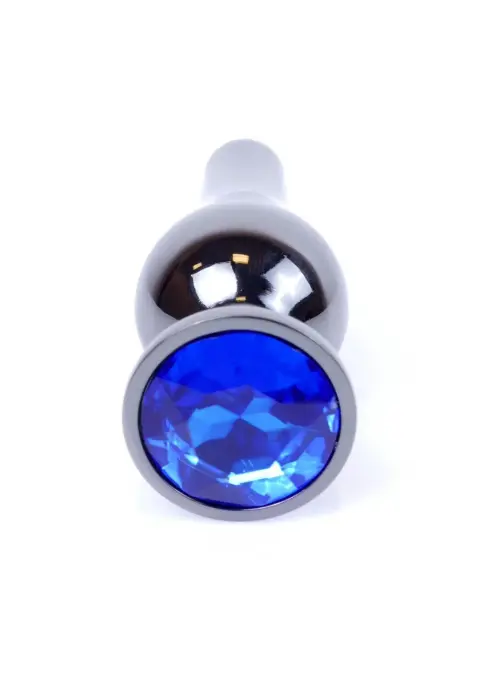 Jewellery Dark Silver anālais spraudnis – 9.5 cm (3.7″) – Tumši zils
