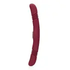 Loveline divpusējs stumšanas vibrators – sarkans — Foto 5