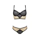 Denerys apakšveļas komplekts – bēšs/melns – XXL/XXXL — Foto 3