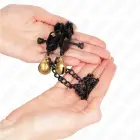 KINK серебряные зажимы для сосков с плоской цепочкой и колокольчиком 30 cm – регулируемый металлический дизайн — Фото 3