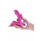 COLOURS Curve – kumer laetav silikoonvibraator puldiga – roosa – 12,7 cm — Foto 3