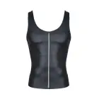 RFP Regnes Fetish Planet Men's Sleeveless Wet Look T-Shirt – Black – L — Photo 3