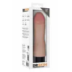 DR. SKIN Silicone Dr. Avery Vibrator – flexible vibrating dildo – black – 7.5 inch – 10 modes — Photo 1