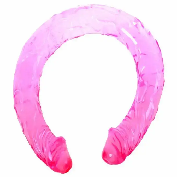 BAILE Pink Double-Ended Dildo – 44.5 cm (17.5″) – Pink