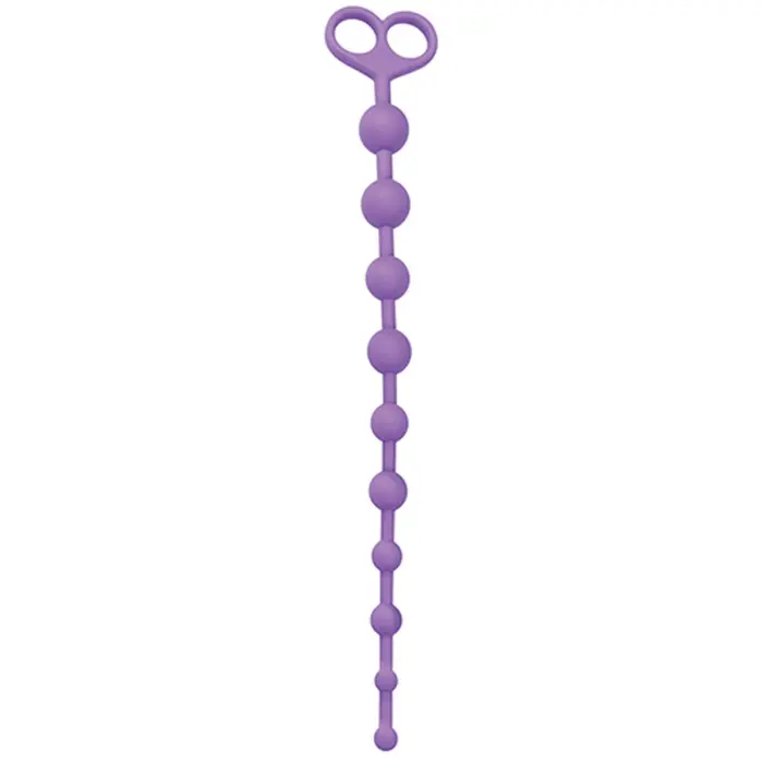 Toyz4lovers ANAL JUGGLING BALL Silicone Dildo – 33.6 cm – Purple Photo