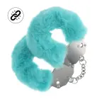 Heavy-duty Fluffy Handcuffs – Blue — Photo 2