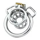 Cone Cell – male-to-female metal chastity device – adjustable elastic belt – 85–130 cm waist — Photo 11