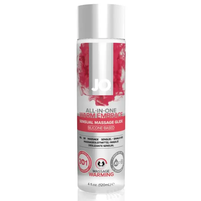 System JO All-In-One soojendav massaažiõli ja lubrikant – 120 ml