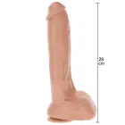 Extreme XXL Realistic Dildo with Suction Cup – 28 cm (11″) – Skin — Photo 1