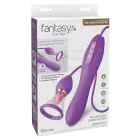 Fantasy For Her Ultimate Pleasure Max vibrators ar laizošu mēlīti un piesūcekni – 23 cm (9″) – daudzkrāsains — Foto 1