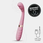 CRUSHIOUS PIXIE DUAL VIBRATOR – 20 cm (7.9″) – Pink/Gold — Photo 9
