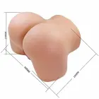 CRAZY BULL Julia XXL Double Entry Vibrating Masturbator – Skin — Photo 7