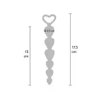 Bottom Beads anālo bumbiņu ķēde – Melns — Foto 3