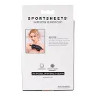 Sportsheets Saffron acu pārsējs – melns/sarkans — Foto 5