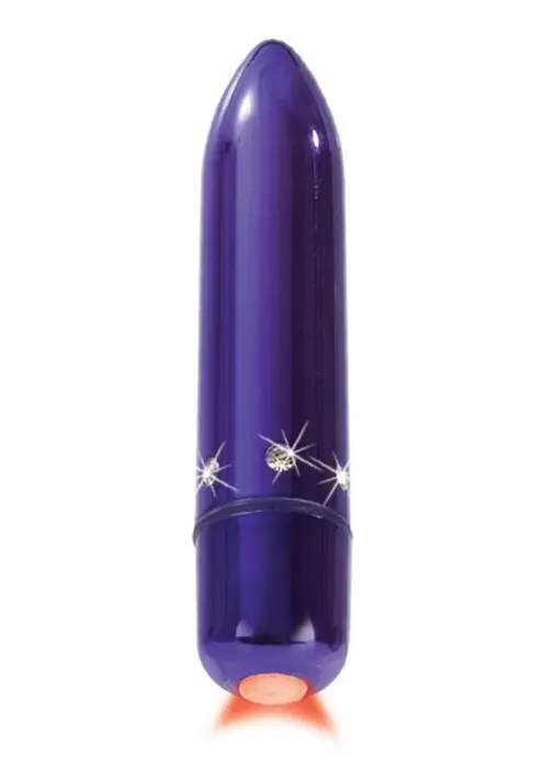 Lielas intensitātes lodes vibrators – 9 cm (3.5″) – violets