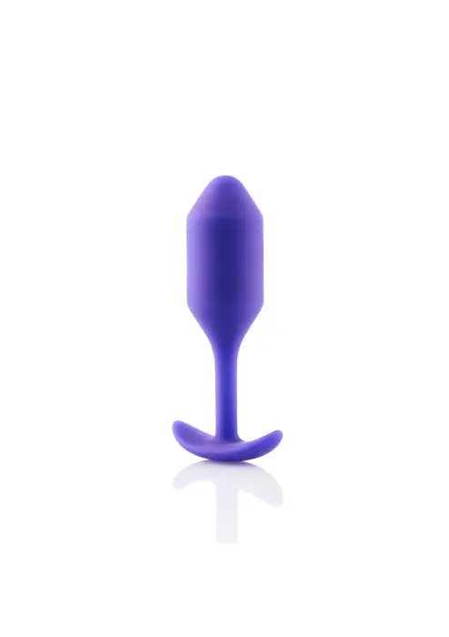 B-Vibe Snug Plug 2 – 15 cm (5.9″) – Violets Foto 4