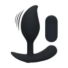 Remote Control Vibrating Anal Plug – Black — Photo 1