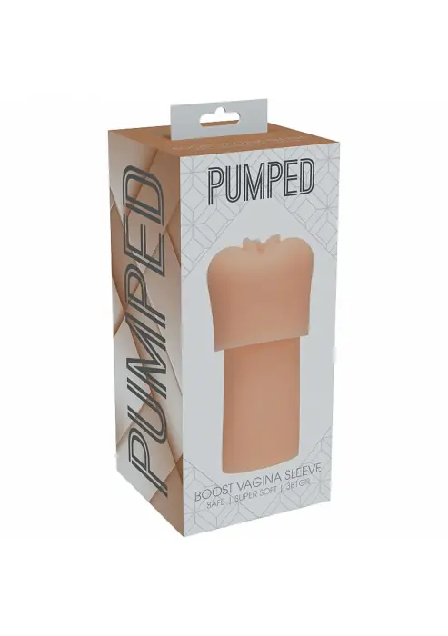 Pumped – манжета для помпы в форме вагины – телесная – 381 г