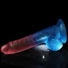 Dazzle Studs Realistic Dildo with Suction Cup – 19 cm (7.5″) – Multicolored — Photo 11