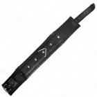 KINK Adjustable Faux Leather Collar with Sponge Lining – 37-54 cm – Black — Photo 6