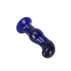 Gleaming Glass Anal Plug – Blue — Photo 7
