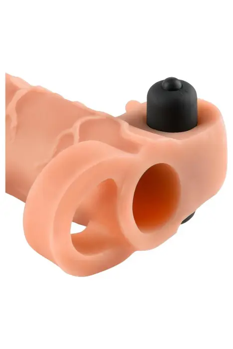 FANTASY X-Tensions вибрирующая насадка Real Feel 5 cm (2″) – телесный
