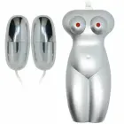 Baile Intimate Torso Model with Dual Vibration & Mesh Texture, Skin — Photo 7