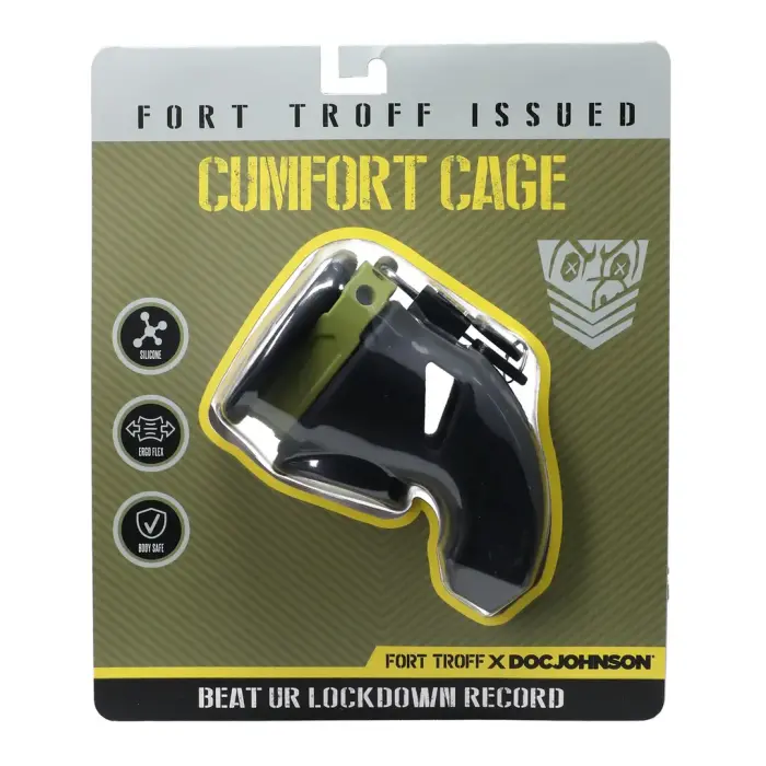 CUMfort Cage клетка целомудрия – черная