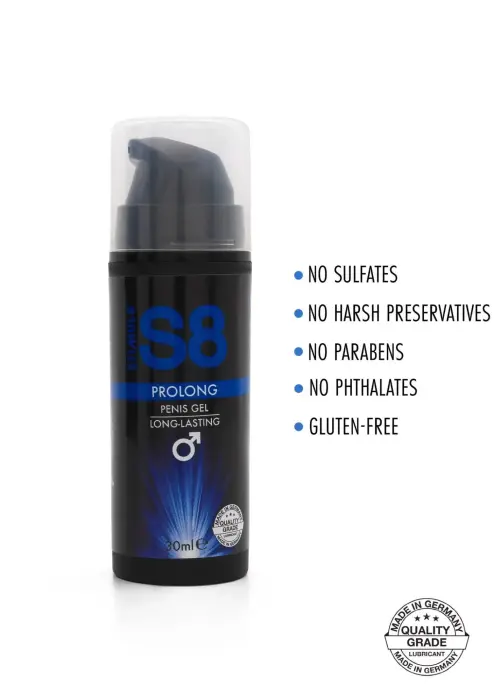 S8 Prolong erekcijas gels – 30 ml Foto 2
