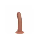 Vive REA215 – curved dual density silicone dildo with suction cup – tan – 15.5 cm — Photo 3