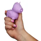 Unihorn Karma vienaragio vibratorius – 18 cm (7″) – violetinis — Nuotrauka 4