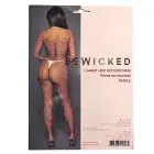 Be Wicked Cannot Hide сетчатое боди – фиолетовое – One size — Фото 5