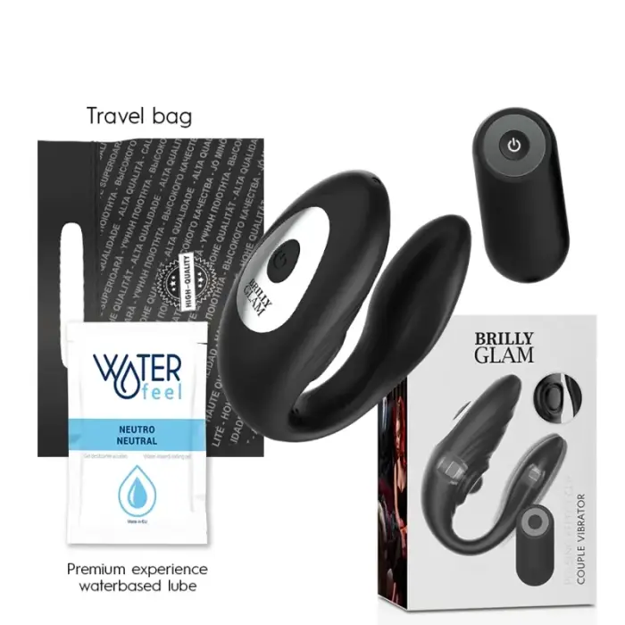 BRILLY GLAM Couple Remote Dual-Pulse двойной вибратор