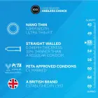 EXS Nano Thin prezervatīvi – 3 gab. Foto 2