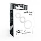 Addicted Toys läbipaistev rõngaste komplekt – 3 suurust — Foto 4