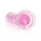 Taisns reālistisks dildo ar piesūcekni – 20 cm (7.9″) – Caurspīdīgs — Foto 2