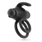 Thumper Vibrating Double Cockring with Remote Control – Black — Photo 3