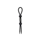 Кольцо для члена Liquid Silicone Dual Lasso – черный — Фото 1