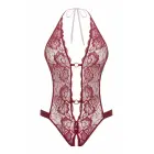 Christine Basic Instinct Lace Bodysuit with Gold Details – S/M – Black — Photo 8