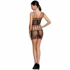 Passion BS090 Mesh Bodysuit – Black – One Size — Photo 2