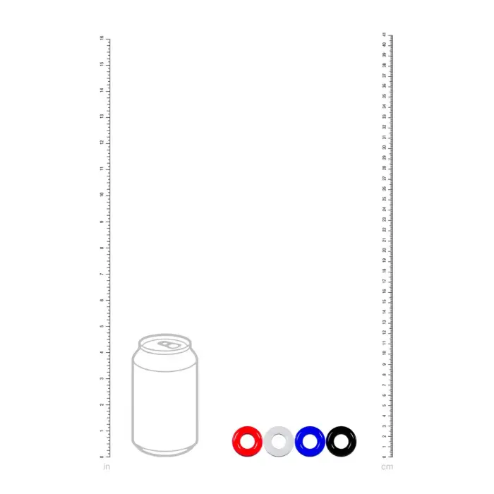 Dzimumlocekļa gredzenu komplekts 4 gab. - daudzkrāsains Foto 6