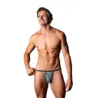 Male Power Adjustable Jockstrap with Boneyard Cock Ring – Multicolor – One Size — Photo 2