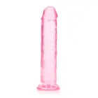 Reālistisks caurspīdīgs dildo ar piesūcekni – 20 cm (7.9″) Foto 7