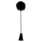 Fetish Fantasy Series FFSLE plunksnų jojimo botaginė – juodas – 51 cm — Nuotrauka 2