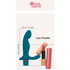 Love Thunder prostatos masažuoklis – 15 cm (5.9″) – Juodas — Nuotrauka 7