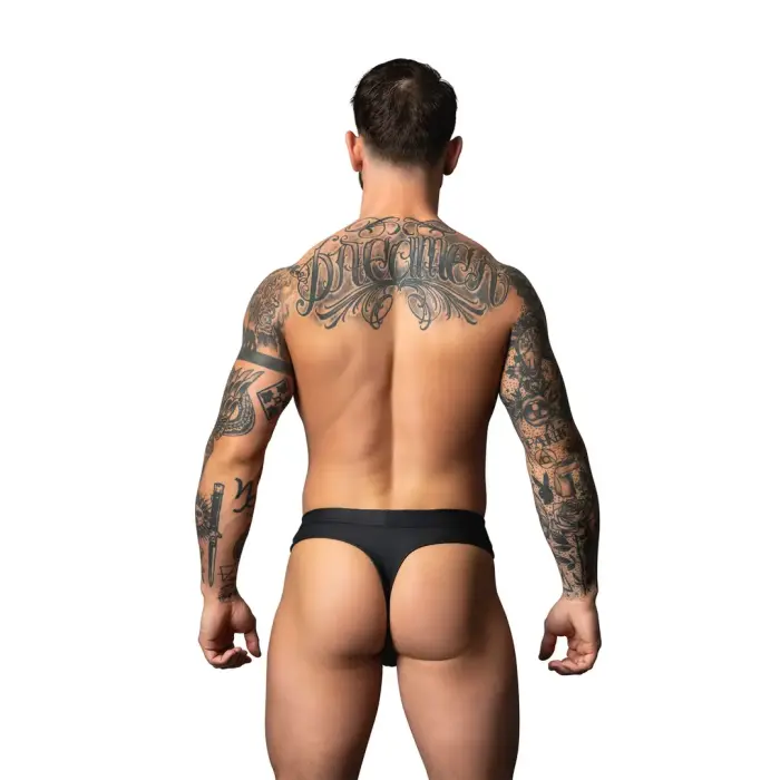 Male Power Snap Off Jockstrap – Black – S/M